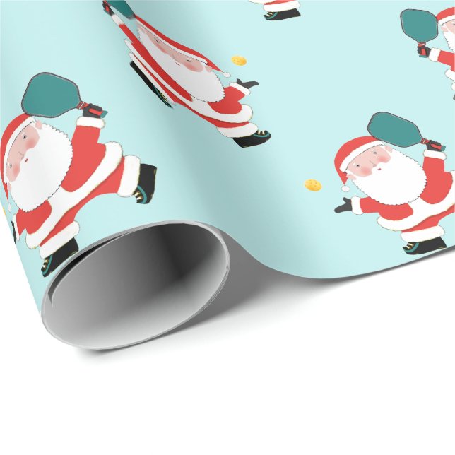 Pickleball julklappsinslagningspapper presentpapper (Rullad Hörn)