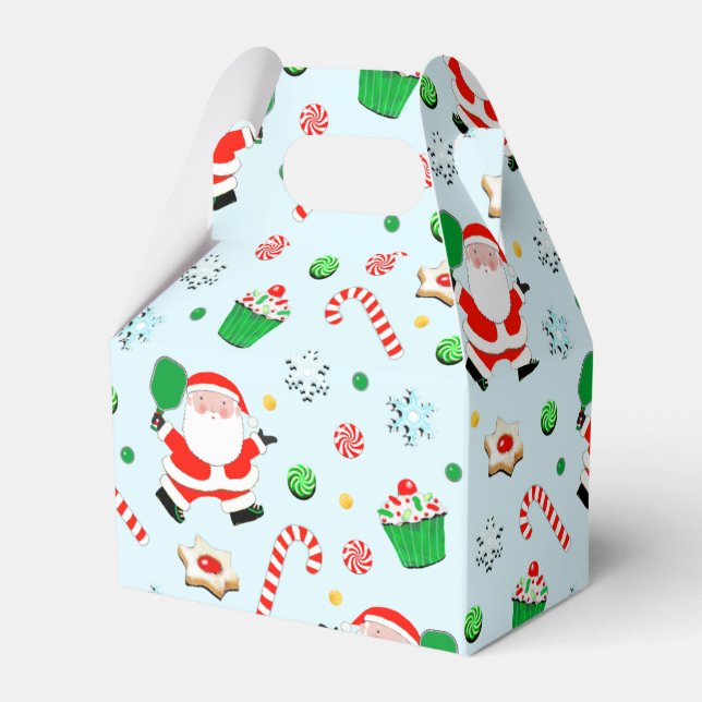 Pickleball julklappslåda presentaskar (Framsidan Sidan)
