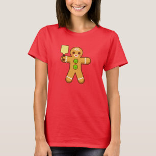 Pickleball julT-tröja - Gingerbreadman T Shirt
