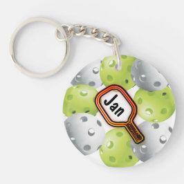 Pickleball Keychain