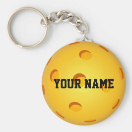 Pickleball Keychain - ANPASSAT NAMN Nyckelring