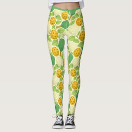 Pickleball kinesisk snöboll Viburnum Leggings