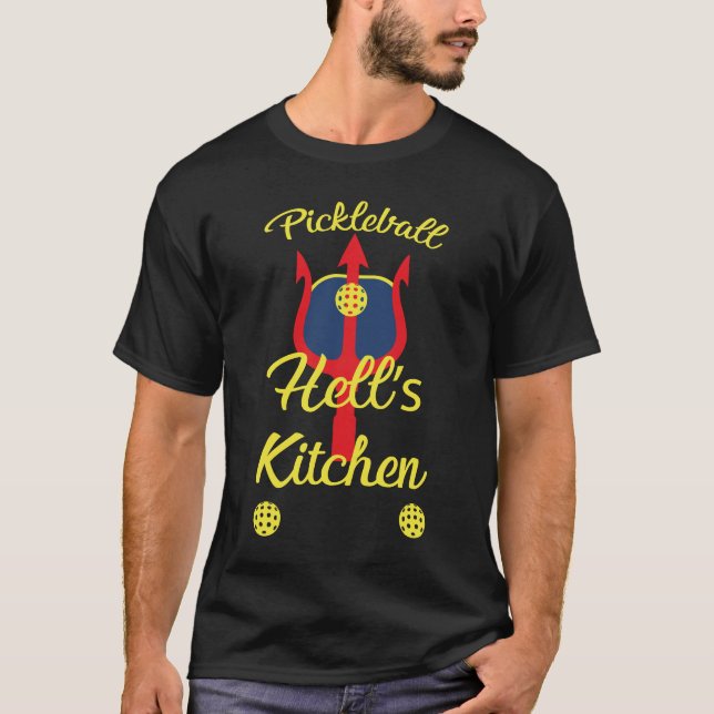 Pickleball Kitchen T Shirt (Framsida)