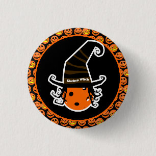 Pickleball Kitchen Witch Cute Pickleball Halloween Knapp
