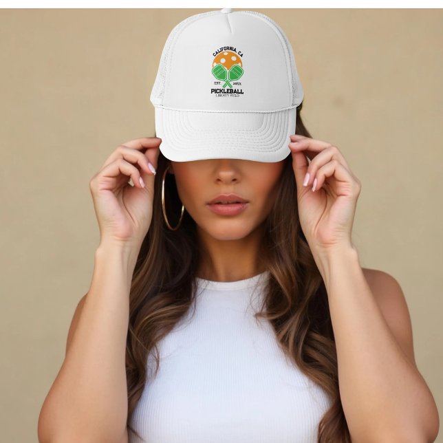 Pickleball Klubb Anpassad Paddle & Boll Keps (Skapare uppladdad)