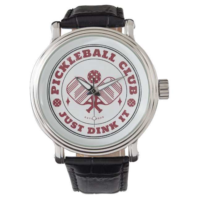Pickleball-Klubb... Dink IT-Vintage Armbandsur (Framsida)