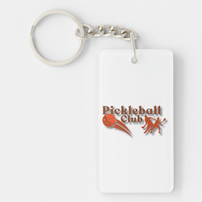 Pickleball Klubb Logotyp - Anpassningsbar Gear & G (Framsidan)