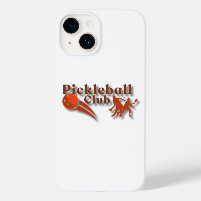 Pickleball Klubb Logotyp - Anpassningsbar Gear & G (Baksida)