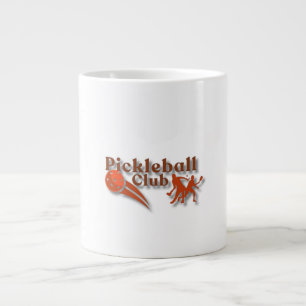 Pickleball Klubb Logotyp - Anpassningsbar Gear & G Jumbo Mugg