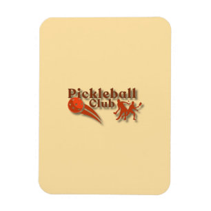 Pickleball Klubb Logotyp - Anpassningsbar Gear & G Magnet
