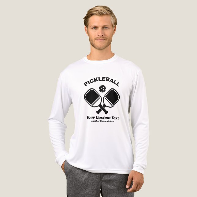 Pickleball Klubb Personlig T Shirt (Hel framsida)