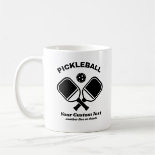 Pickleball Klubb Pickleball Paddle & Boll Anpassni Kaffemugg