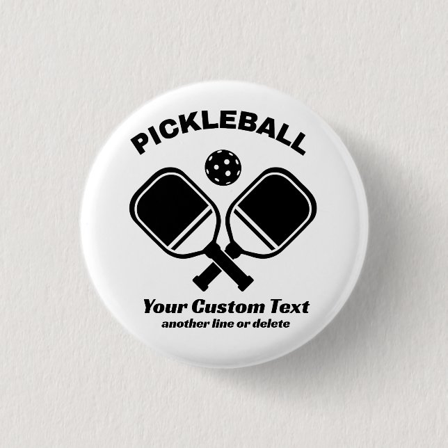 Pickleball Klubb Pickleball Paddle & Boll Anpassni Knapp (Framsida)