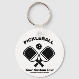 Pickleball Klubb Pickleball Paddle & Boll Anpassni Nyckelring