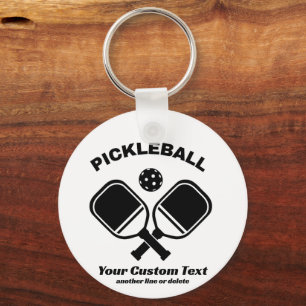 Pickleball Klubb Pickleball Paddle & Boll Anpassni Nyckelring