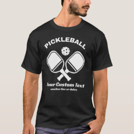 Pickleball Klubb Pickleball Paddle & Boll Anpassni T Shirt
