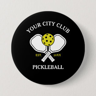 Pickleball Klubb Team & Anpassningsbar Pickleball Knapp