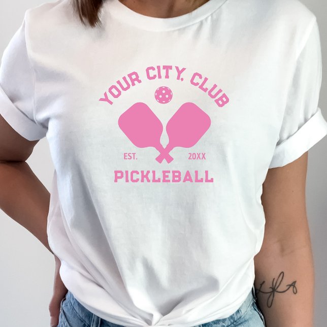 Pickleball Klubb Team Player Anpassningsbar Pickle T Shirt (Skapare uppladdad)