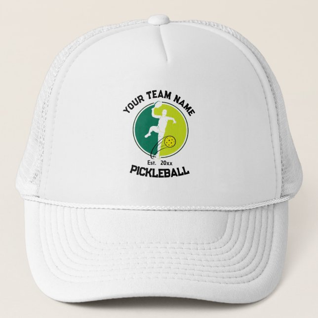 Pickleball Klubb Team Player Pickler-Anpassningsba Keps (Framsida)