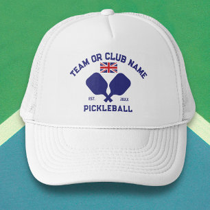 Pickleball Klubb Team Storbritannien Storbritannie Keps
