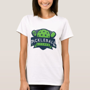 Pickleball-köket: Fin, fetstil för spelare T Shirt