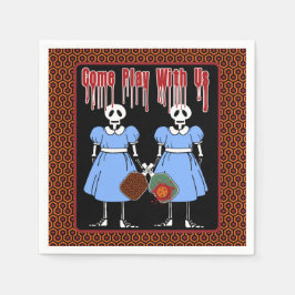 Pickleball Kom Play med USA:s skräckfilm Twillinga Pappersservett