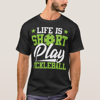 Pickleball Konst För Pickleball Spelare Pickle Bol T Shirt