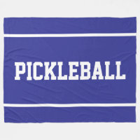 PICKLEBALL Kul Sportig Vita Ränder På Djupblå
