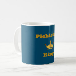 Pickleball Kung-kaffe mugg - blått och guld