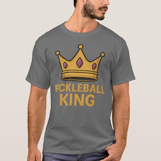Pickleball Kung Shirt - Krona Champion T (Framsida)