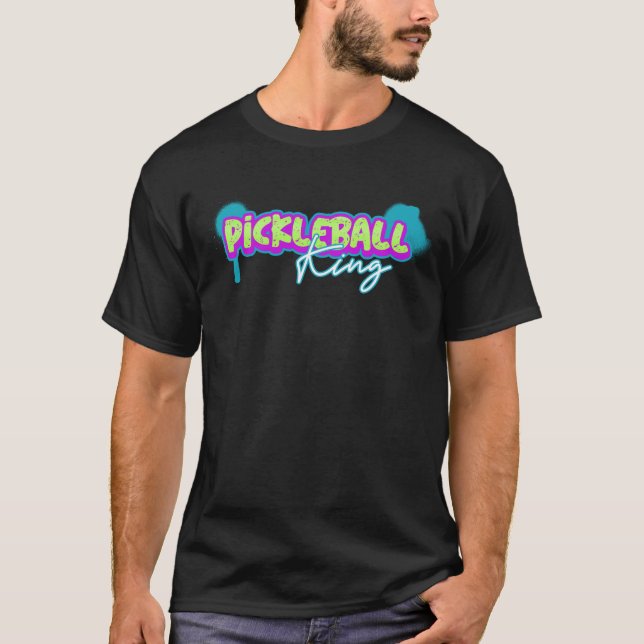 Pickleball Kung T Shirt (Framsida)