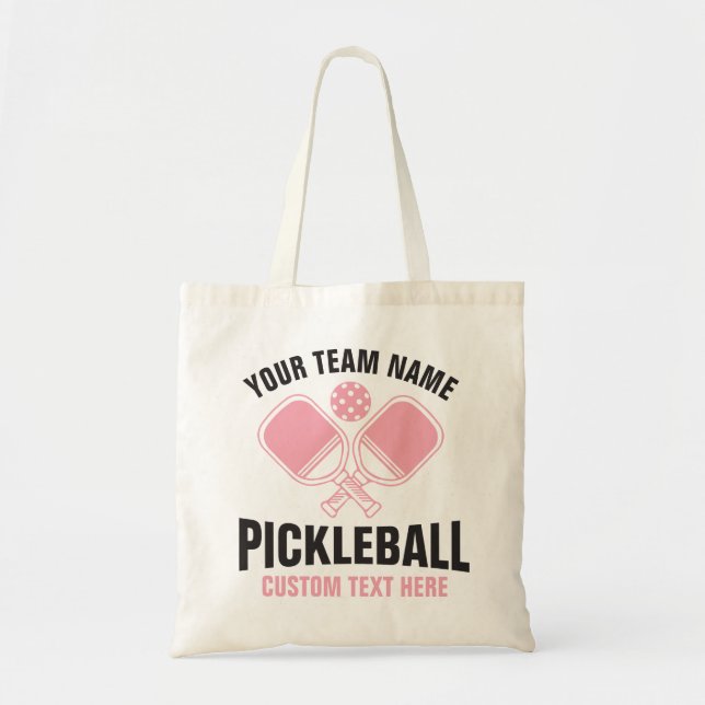 Pickleball-lag Klubb Pickleball-spelare Tygkasse (Framsidan)