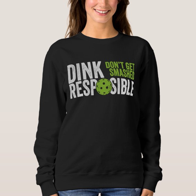 Pickleball-lagkläder  Dink Ansvarig T Shirt (Framsida)