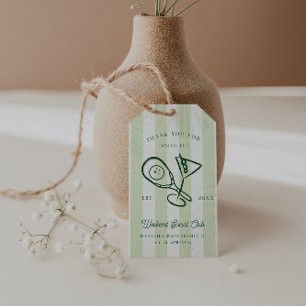 Pickleball Land Klubb Bachelorette Favor Presentetikett