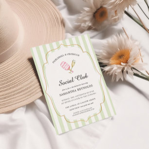 Pickleball Land Klubb   Bachelorette Inbjudningar