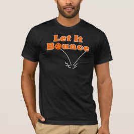 Pickleball låt den studsa Orange Pickleball T Shirt