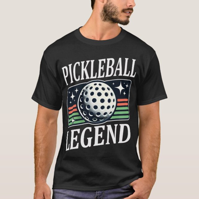 Pickleball Legend Dink it Paddles T Shirt (Framsida)