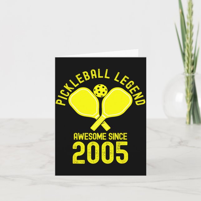 Pickleball-legend fantastisk sedan 2005 retro 21:a kort (Framsida)
