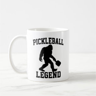 Pickleball Legend Funny Bigfoot Kaffemugg