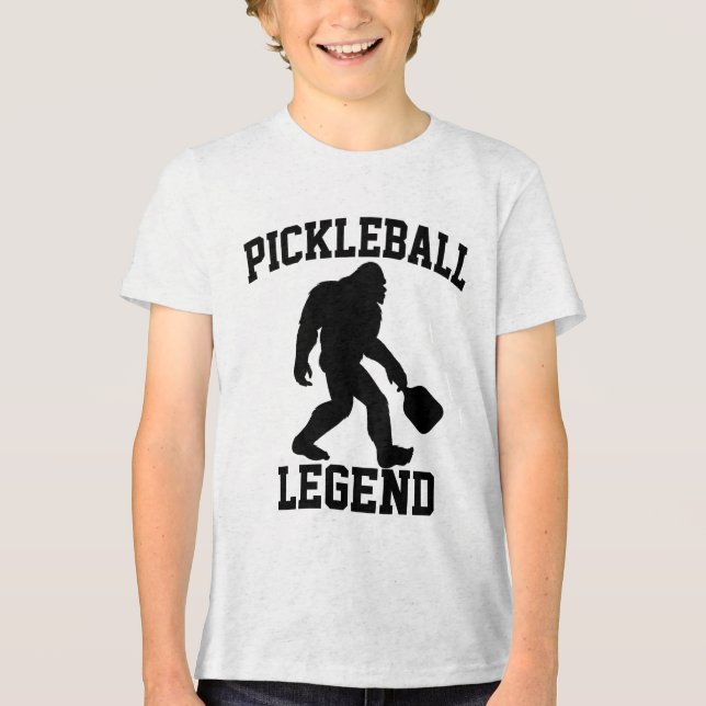 Pickleball Legend Funny Bigfoot T Shirt (Framsida)