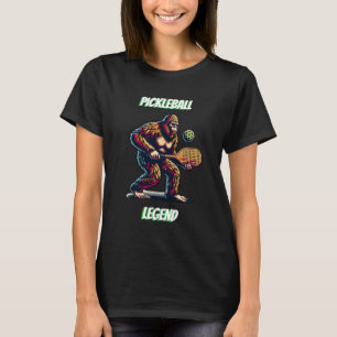 Pickleball Legend Funny Bigfoot T Shirt