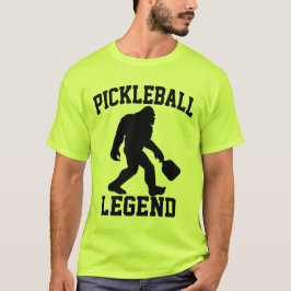 Pickleball Legend Funny Bigfoot T Shirt
