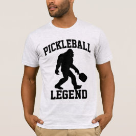 Pickleball Legend Funny Bigfoot T Shirt