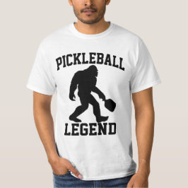 Pickleball Legend Funny Bigfoot T Shirt