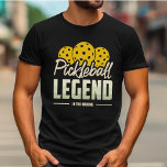 Pickleball-legend i den Skapar pickleball-spelaren T Shirt<br><div class="desc">Meddela dina avancerade kunskaper på Pickleball-domstolen med den här roligten Pickleball Legend i Skapar-tröjan.</div>