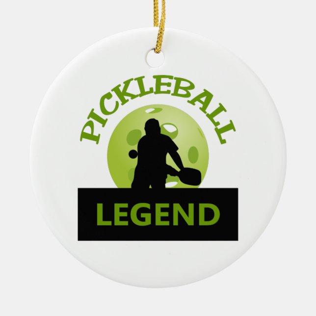 PICKLEBALL-LEGEND JULGRANSPRYDNAD KERAMIK (Framsidan)