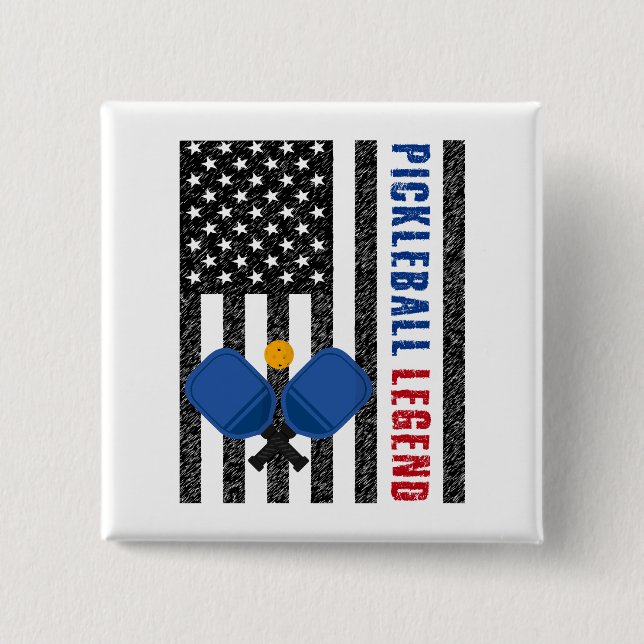 Pickleball Legend USA Knapp (Framsida)