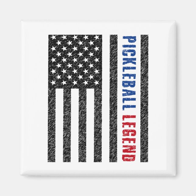 Pickleball Legend USA Magnet (Framsidan)