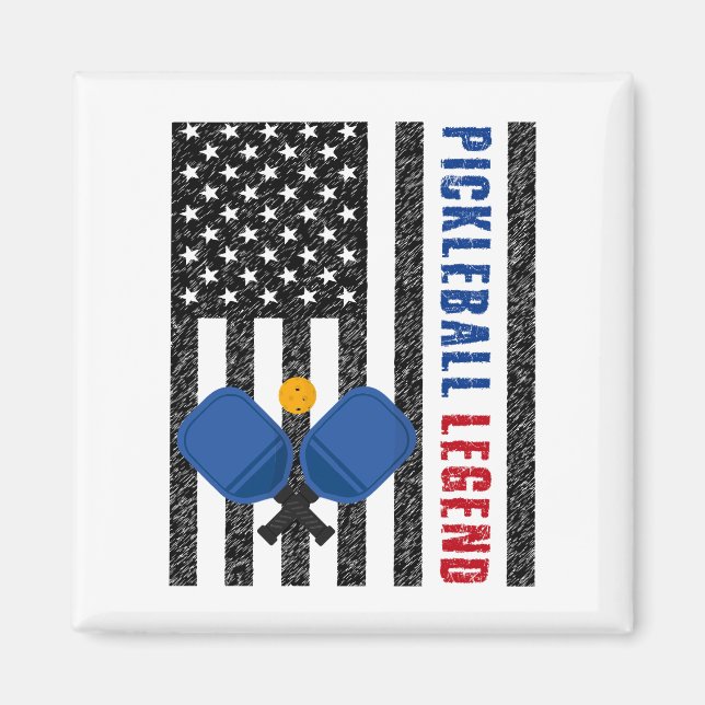 Pickleball Legend USA Magnet (Framsidan)