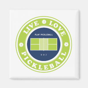 Pickleball: levande pickleball magnet